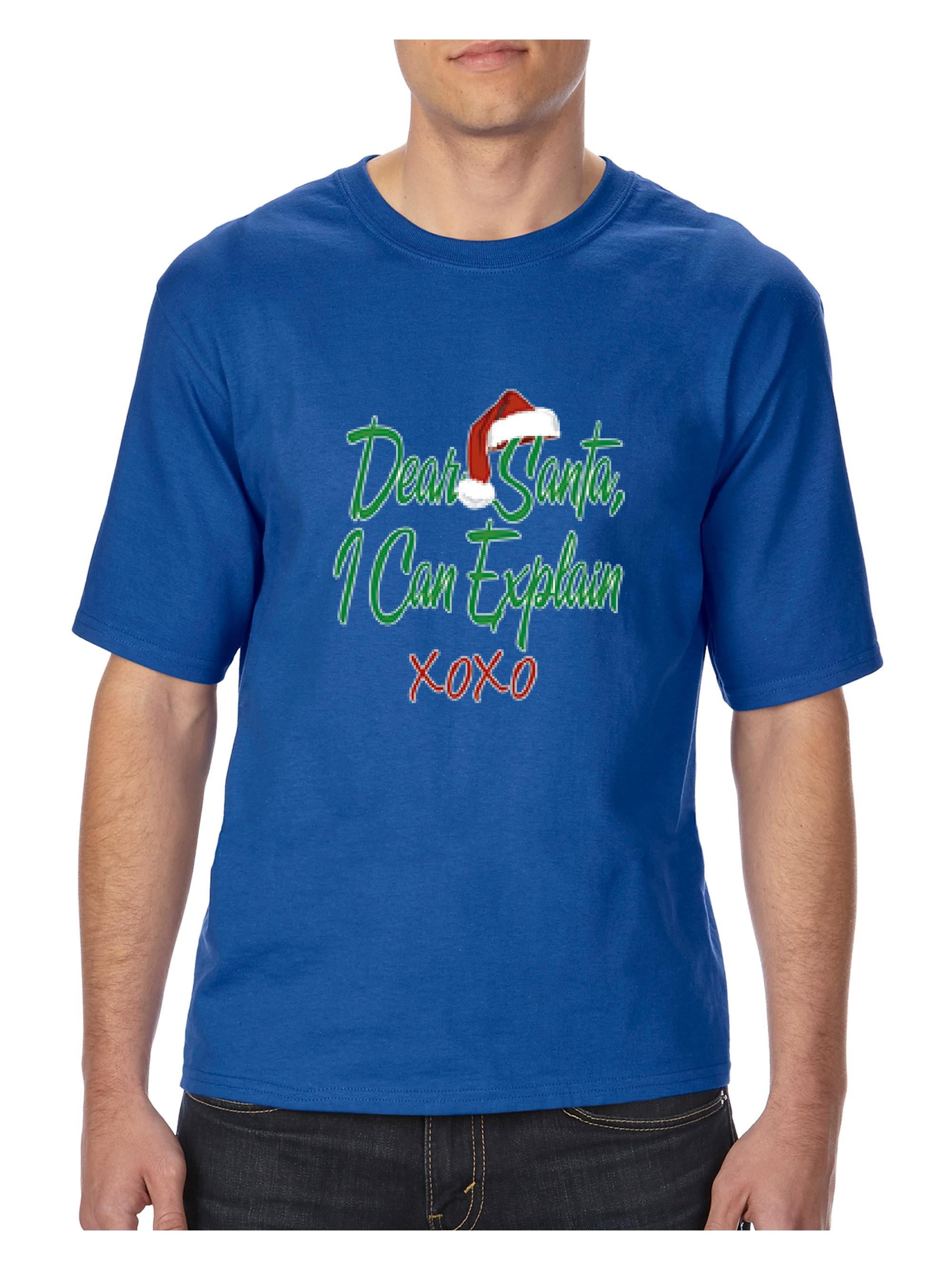 Normal is Boring - Big Men's T-Shirt, up to Tall Size 3XLT - Dear Santa ...
