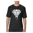 thumbnail image 1 of Normal is Boring - Big Men's T-Shirt, up to Tall Size 3XLT - Diamond, 1 of 5