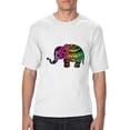 thumbnail image 1 of Normal is Boring - Big Men's T-Shirt, up to Tall Size 3XLT - Elephant, 1 of 5