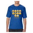 thumbnail image 1 of Normal is Boring - Big Men's T-Shirt, up to Tall Size 3XLT - Emoji Entourage, 1 of 5