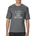 thumbnail image 1 of Normal is Boring - Big Men's T-Shirt, up to Tall Size 3XLT - Halloween Costume Guy Has No Costume, 1 of 5