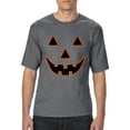 thumbnail image 1 of Normal is Boring - Big Men's T-Shirt, up to Tall Size 3XLT - Halloween Costume Pumpkin Face, 1 of 5