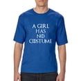 thumbnail image 1 of Normal is Boring - Big Men's T-Shirt, up to Tall Size 3XLT - Halloween Costume This Girl Has No Costume, 1 of 5