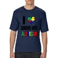 thumbnail image 1 of Normal is Boring - Big Men's T-Shirt, up to Tall Size 3XLT - I Love Someone With Autism, 1 of 5