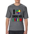 thumbnail image 1 of Normal is Boring - Big Men's T-Shirt, up to Tall Size 3XLT - I Love Someone With Autism, 1 of 5