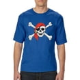 thumbnail image 1 of Normal is Boring - Big Men's T-Shirt, up to Tall Size 3XLT - Jolly Roger Skull & Crossbones, 1 of 5