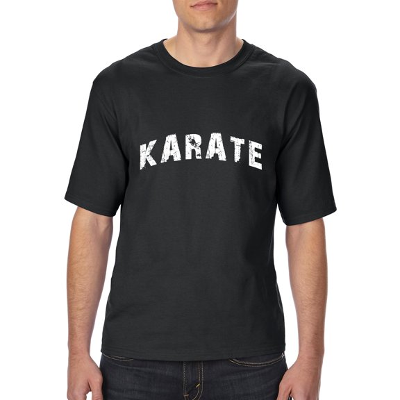Normal is Boring - Big Men's T-Shirt, up to Tall Size 3XLT - Karate