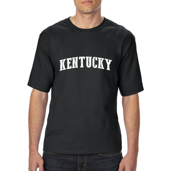 Normal is Boring - Big Men's T-Shirt, up to Tall Size 3XLT - Kentucky