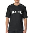 thumbnail image 1 of Normal is Boring - Big Men's T-Shirt, up to Tall Size 3XLT - Maine, 1 of 5