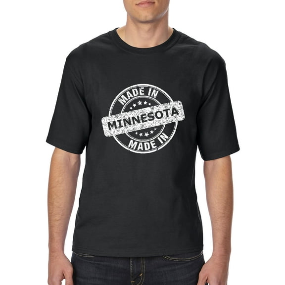 Normal is Boring - Big Men's T-Shirt, up to Tall Size 3XLT - Minnesota Made