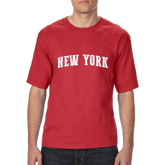 Normal is Boring - Big Men's T-Shirt, up to Tall Size 3XLT - New York City