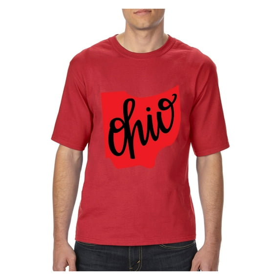 Normal is Boring - Big Men's T-Shirt, up to Tall Size 3XLT - Ohio