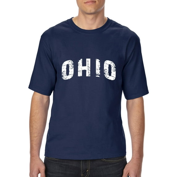 Normal is Boring - Big Men's T-Shirt, up to Tall Size 3XLT - Ohio