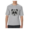 thumbnail image 1 of Normal is Boring - Big Men's T-Shirt, up to Tall Size 3XLT - Panda, 1 of 5