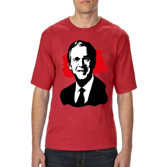 Normal is Boring - Big Men's T-Shirt, up to Tall Size 3XLT - President George W Bush