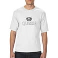 thumbnail image 1 of Normal is Boring - Big Men's T-Shirt, up to Tall Size 3XLT - Queen Crown, 1 of 5
