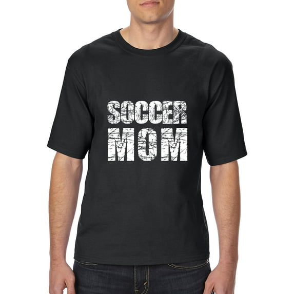 Normal is Boring - Big Men's T-Shirt, up to Tall Size 3XLT - Soccer Mom