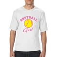 thumbnail image 1 of Normal is Boring - Big Men's T-Shirt, up to Tall Size 3XLT - Softball Girl, 1 of 5
