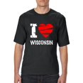 thumbnail image 1 of Normal is Boring - Big Men's T-Shirt, up to Tall Size 3XLT - Wisconsin, 1 of 5