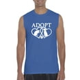 thumbnail image 1 of Normal is Boring - Men's Graphic T-Shirt Sleeveless, up to Men Size 3XL - Adopt Animal Rescue, 1 of 2