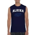 thumbnail image 1 of Normal is Boring - Men's Graphic T-Shirt Sleeveless, up to Men Size 3XL - Alaska Flag, 1 of 5