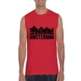 thumbnail image 1 of Normal is Boring - Men's Graphic T-Shirt Sleeveless, up to Men Size 3XL - Amsterdam, 1 of 5