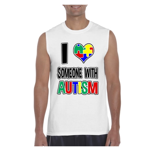 Normal is Boring - Men's Graphic T-Shirt Sleeveless, up to Men Size 3XL - Autism Awareness