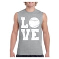 thumbnail image 1 of Normal is Boring - Men's Graphic T-Shirt Sleeveless, up to Men Size 3XL - Baseball, 1 of 2