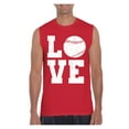 thumbnail image 1 of Normal is Boring - Men's Graphic T-Shirt Sleeveless, up to Men Size 3XL - Baseball, 1 of 5