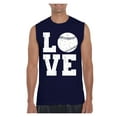thumbnail image 1 of Normal is Boring - Men's Graphic T-Shirt Sleeveless, up to Men Size 3XL - Baseball, 1 of 5