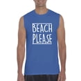 thumbnail image 1 of NIB - Men's Graphic T-Shirt Sleeveless - Beach Please, 1 of 5