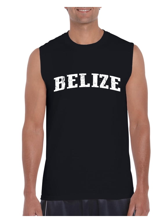 - Men's Graphic T-Shirt Sleeveless, up to Men Size 3XL - Belize