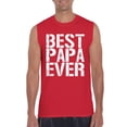 thumbnail image 1 of NIB - Men's Graphic T-Shirt Sleeveless - Best Papa, 1 of 5