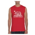 thumbnail image 1 of Normal is Boring - Men's Graphic T-Shirt Sleeveless, up to Men Size 3XL - California Bear, 1 of 5