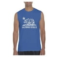 thumbnail image 1 of Normal is Boring - Men's Graphic T-Shirt Sleeveless, up to Men Size 3XL - California Bear, 1 of 2