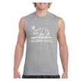 thumbnail image 1 of Normal is Boring - Men's Graphic T-Shirt Sleeveless, up to Men Size 3XL - California Bear, 1 of 2