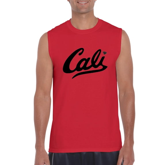 Normal is Boring - Men's Graphic T-Shirt Sleeveless, up to Men Size 3XL - California Cali