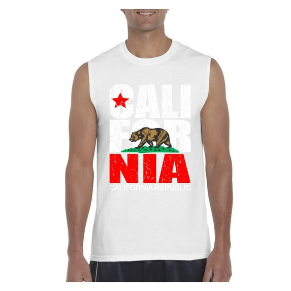 Normal is Boring - Men's Graphic T-Shirt Sleeveless, up to Men Size 3XL - California Cali