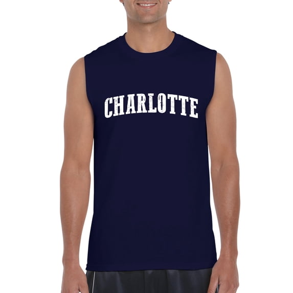 Normal is Boring - Men's Graphic T-Shirt Sleeveless, up to Men Size 3XL - Charlotte