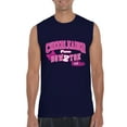 thumbnail image 1 of Normal is Boring - Men's Graphic T-Shirt Sleeveless, up to Men Size 3XL - Cheerleader Bow 2 Toe, 1 of 5