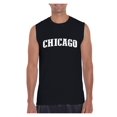 thumbnail image 1 of Normal is Boring - Men's Graphic T-Shirt Sleeveless, up to Men Size 3XL - Chicago, 1 of 5