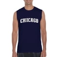 thumbnail image 1 of Normal is Boring - Men's Graphic T-Shirt Sleeveless, up to Men Size 3XL - Chicago, 1 of 5