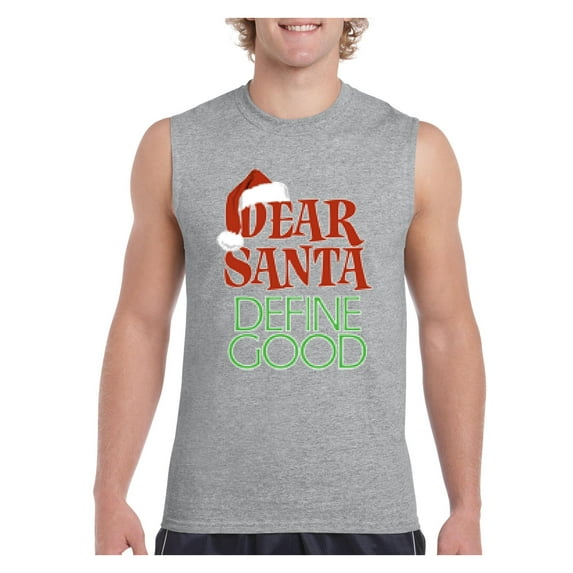 Normal is Boring - Men's Graphic T-Shirt Sleeveless, up to Men Size 3XL - Christmas Define Good