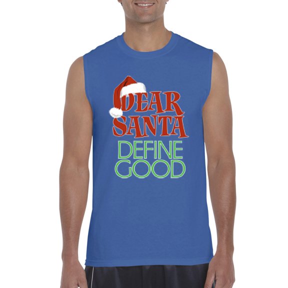 Normal is Boring - Men's Graphic T-Shirt Sleeveless, up to Men Size 3XL - Christmas Define Good