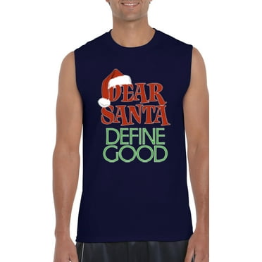 Normal is Boring - Men's Graphic T-Shirt Sleeveless, up to Men Size 3XL - Christmas Define Good