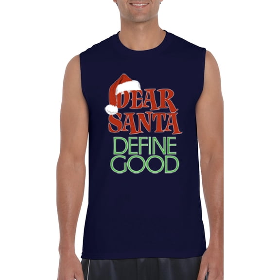 Normal is Boring - Men's Graphic T-Shirt Sleeveless, up to Men Size 3XL - Christmas Define Good
