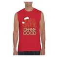 thumbnail image 1 of Normal is Boring - Men's Graphic T-Shirt Sleeveless, up to Men Size 3XL - Christmas Define Good, 1 of 5