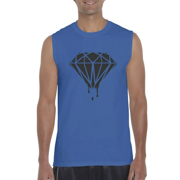 Normal is Boring - Men's Graphic T-Shirt Sleeveless, up to Men Size 3XL - Diamond