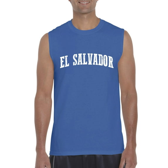 NIB - Men's Graphic T-Shirt Sleeveless - El Salvador
