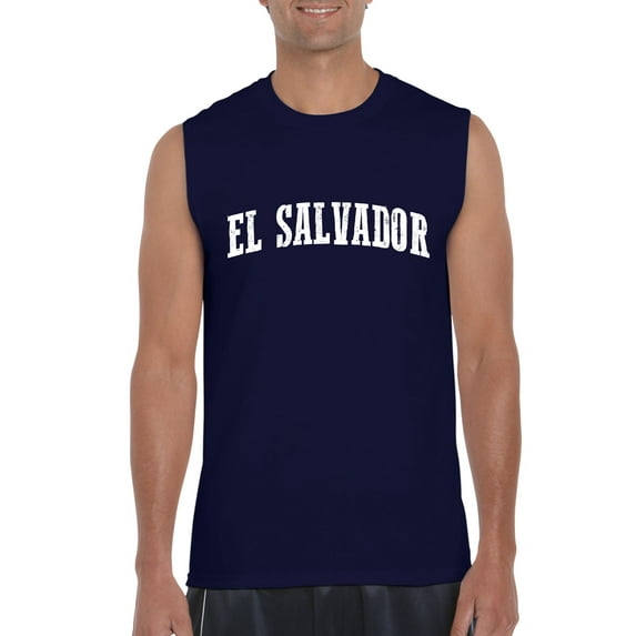 NIB - Men's Graphic T-Shirt Sleeveless - El Salvador